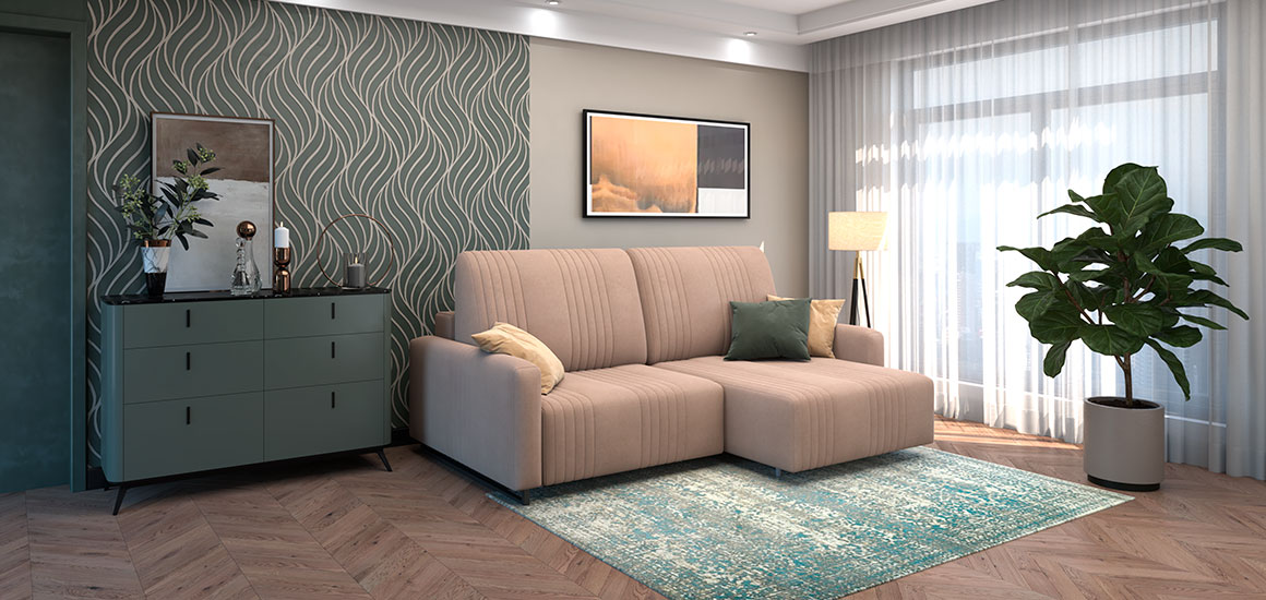 Диван угловой Уолтер Тик-Так (Пантограф)