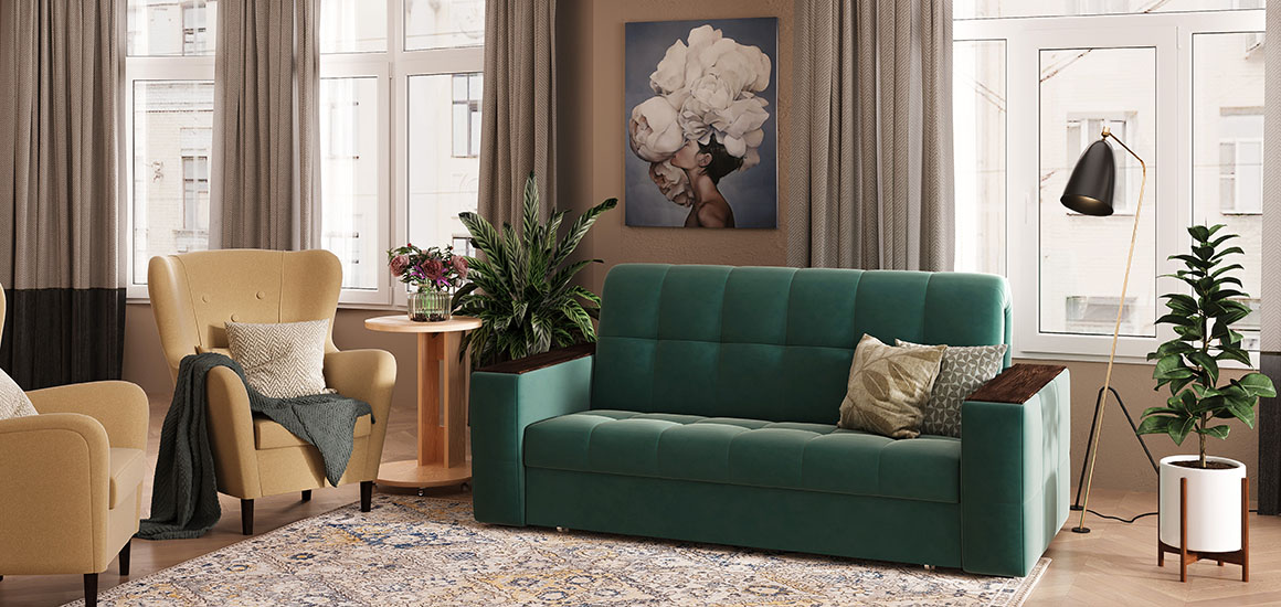 Диван прямой Порто Аккордеон 