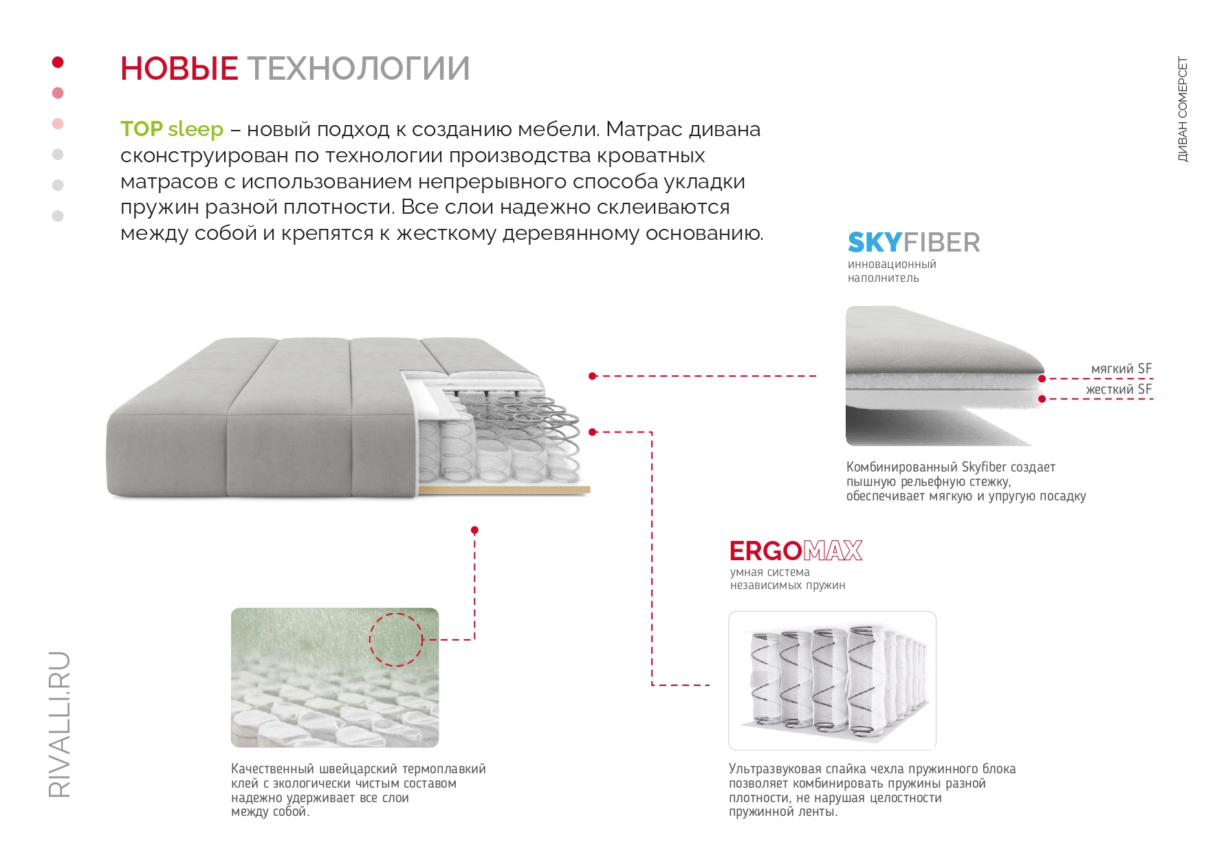 Сомерсет ШП 1000+1000 матрас