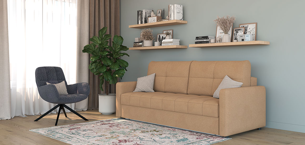 Диван прямой Сомерсет ШП Еврокнижка